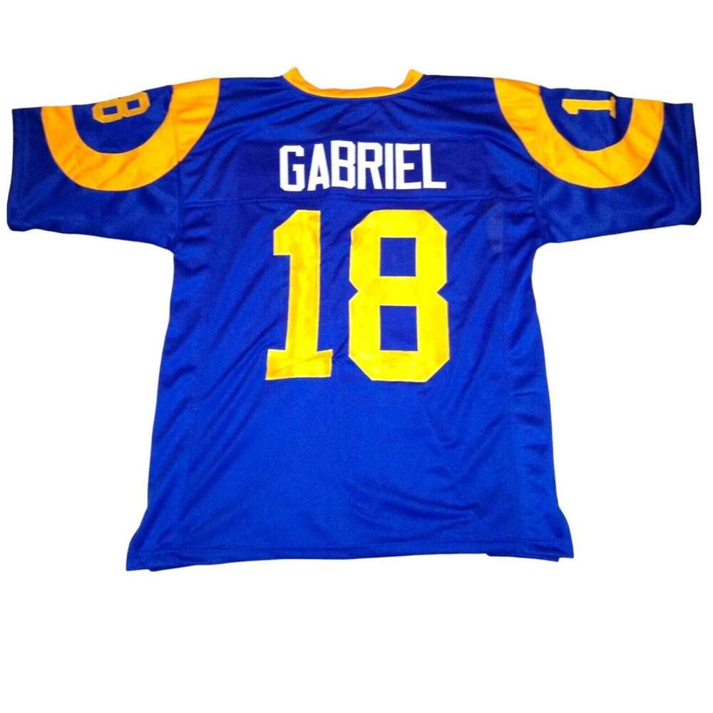 CUSTOM Stitched Sewn #18 Blue Football Jersey Add any name number size XS-5XL 6XL