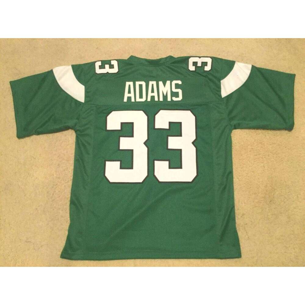 CUSTOM Sewn Stitched Jamal Adams Green Football Jersey Add any name number size XS-5XL 6XL