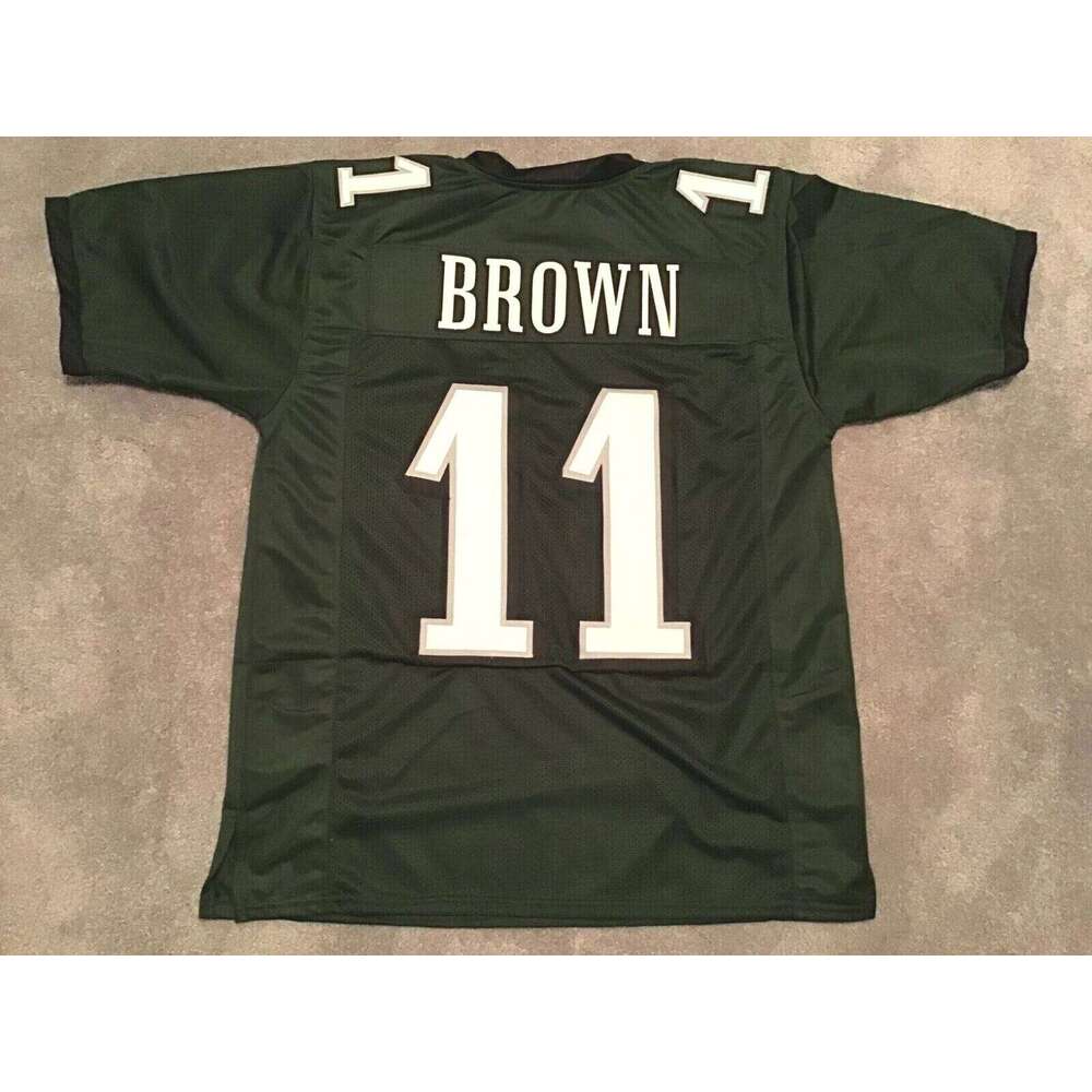 CUSTOM Sewn Stitched A. J. Brown Green Football Jersey Add any name number size XS-5XL 6XL