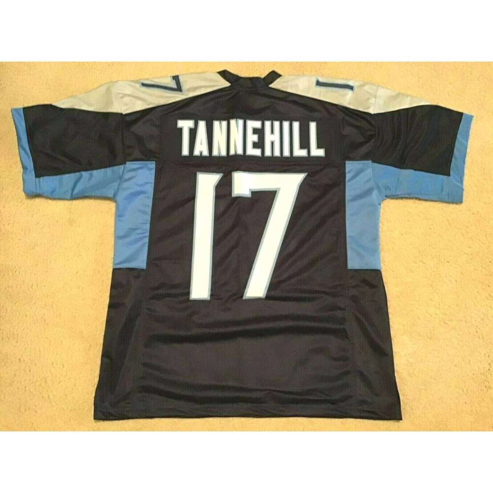 CUSTOM Sewn Stitched Ryan Tannehill Blue Football Jersey Add any name number size XS-5XL 6XL