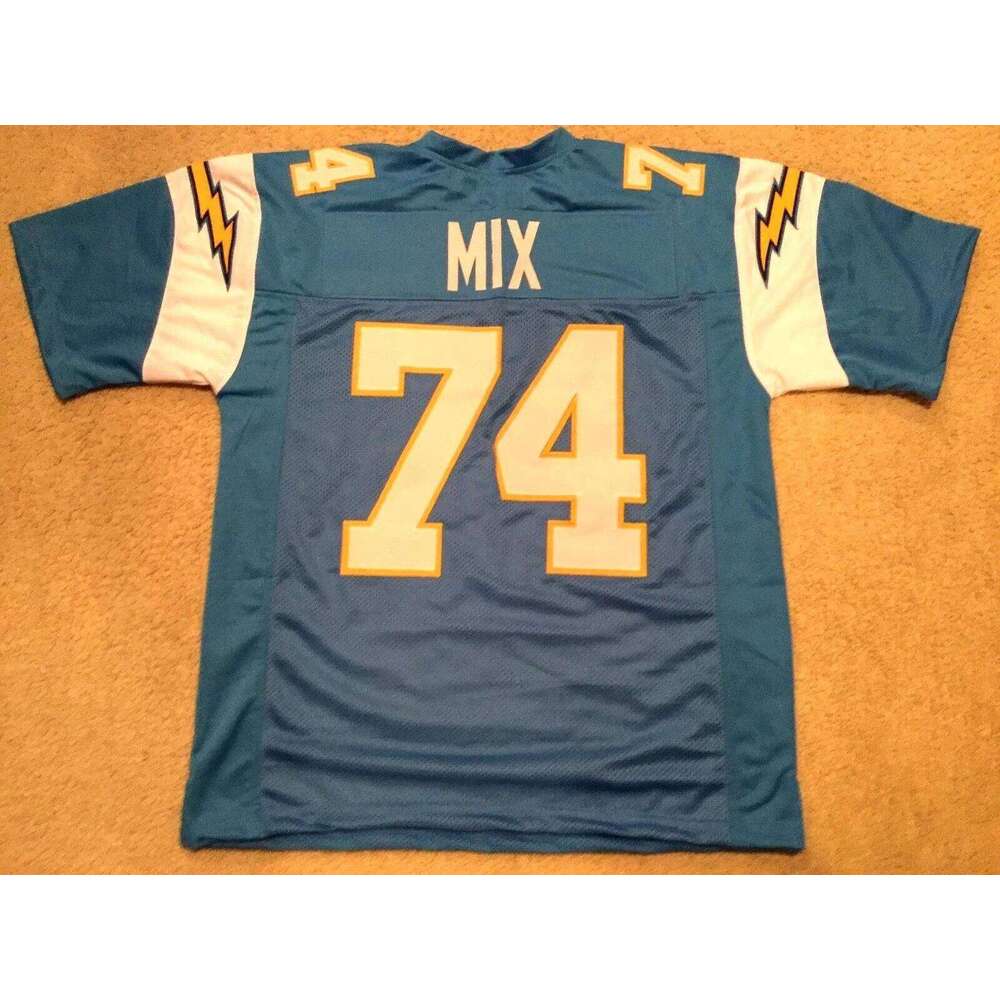 CUSTOM Sewn Stitched Ron Mix Powder Blue Football Jersey Add any name number size XS-5XL 6XL
