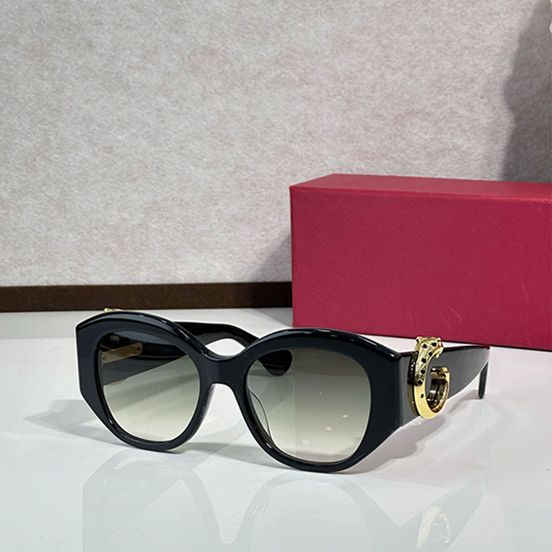 Luxury and fashionable cat eye sunglasses for women acetate sheet personalized glasses legs for daily wear versatile style glasses UVA100% CT0502S