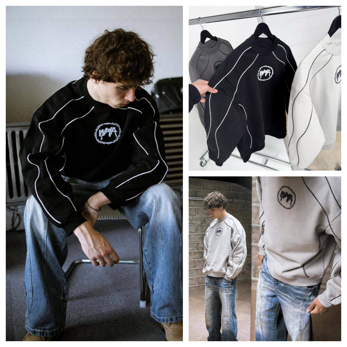 Sweats À Capuche Pour Hommes Lettre Broderie Patchwork Sweat Pull Lâche Décontracté Style Américain Rue Harajuku Mode À Capuche Pull À Capuche Po