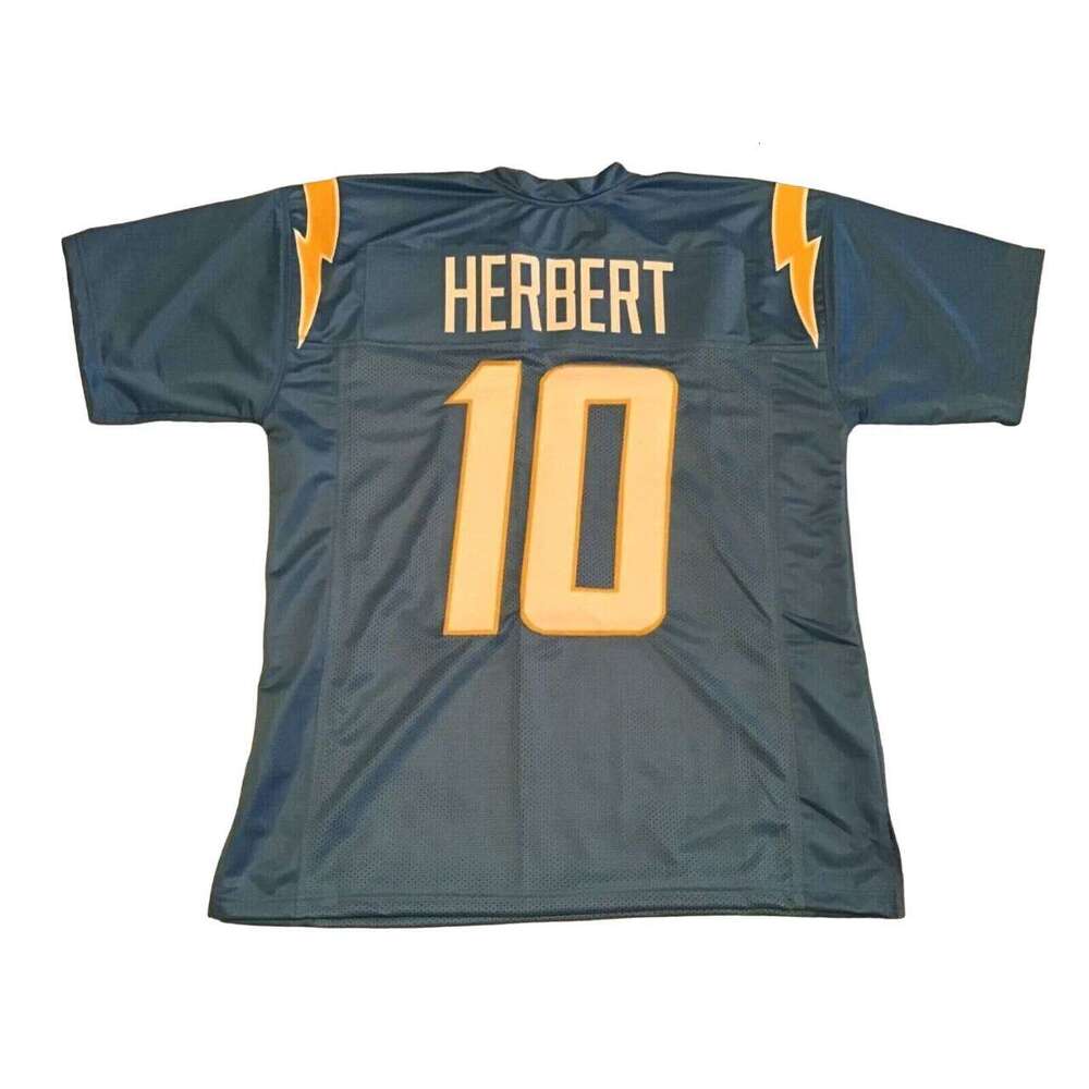 Herbert CUSTOM Sewn Stitched Powder Blue Football Jersey Add any name number size XS-5XL 6XL