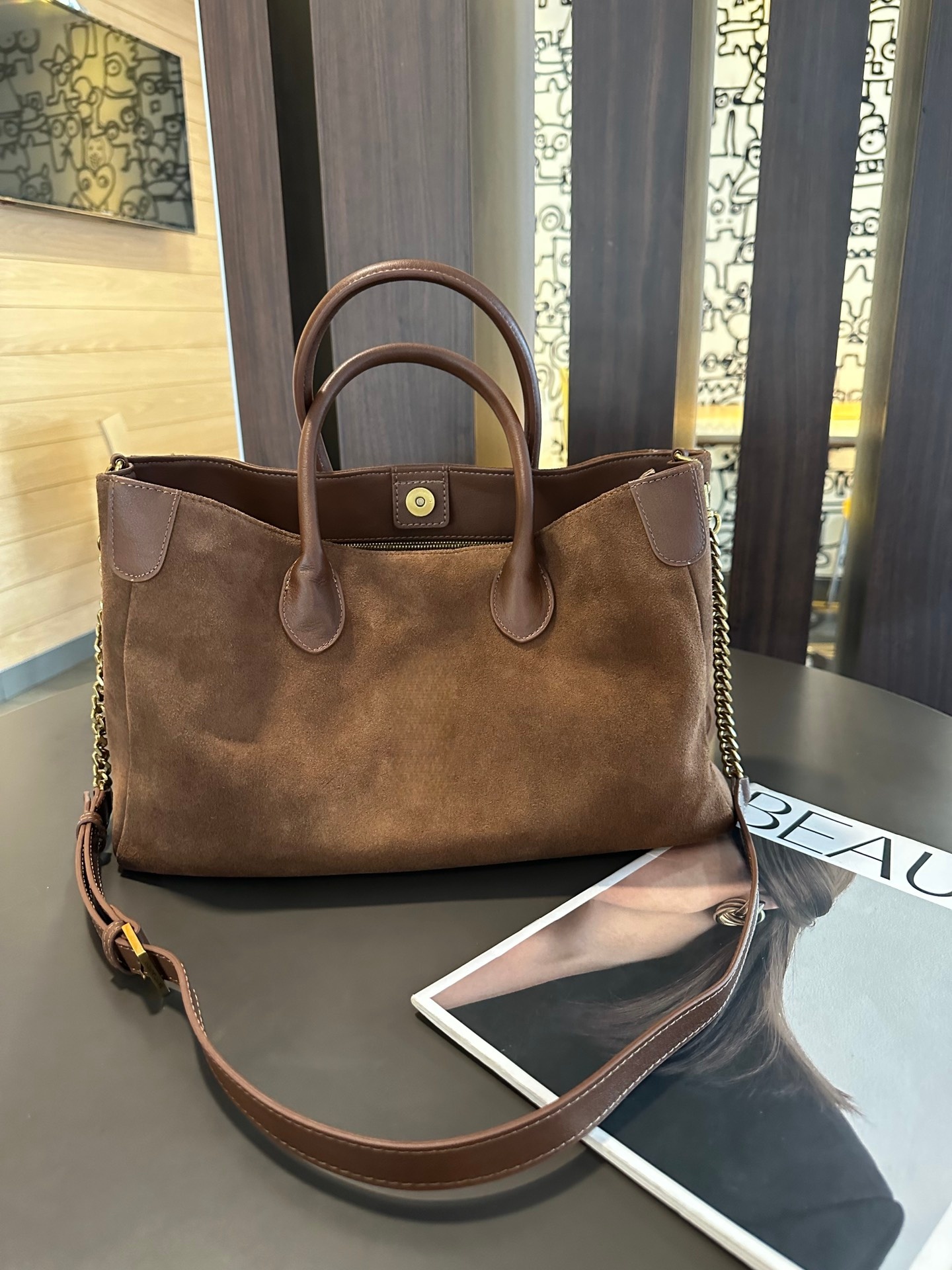 Fashion Women's Designer Shoulder Bag Chamois Vintage Hobo Bags Purse Luxury Bag with Coin Purse 25257-image-956414384