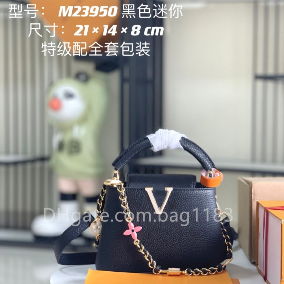10A designer bag fashionable classic handbag crossbody bag high-quality imported original leather shoulder bag detachable shoulder strap 21cm/27cm
