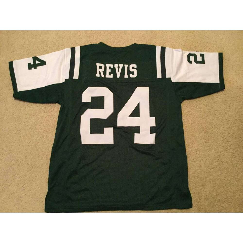 CUSTOM Sewn Stitched Darrelle Revis Green Football Jersey Add any name number size XS-5XL 6XL