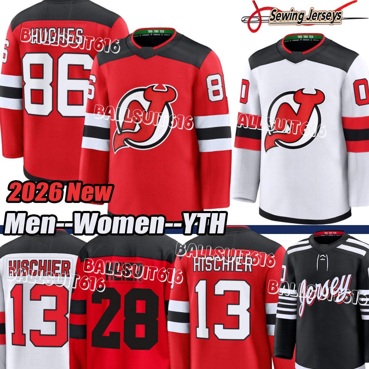 86 Jack Hughes Reverse Retro nj hockey jersey devils jersey 43 Luke Hughes Jesper Bratt Tyler Toffoli Nico Hischier Dawson Mercer Haula Vitek Van-image-930468852
