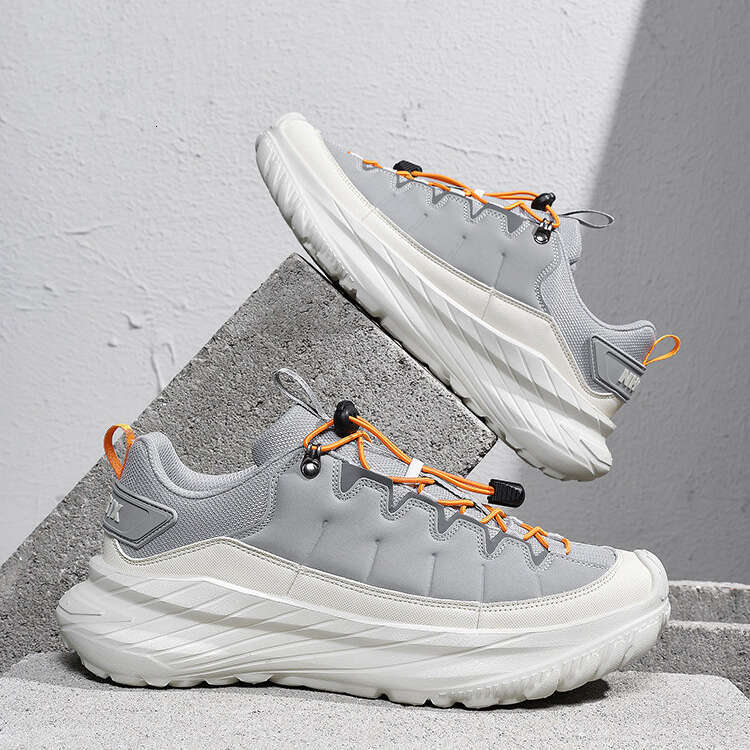 2026 New Anti-Slip Wear-Resistant Thick-Soled Sports Casual Shoes Lightweight Cushioned Outdoor Hiking Shoes for Men Breathable Running Shoes