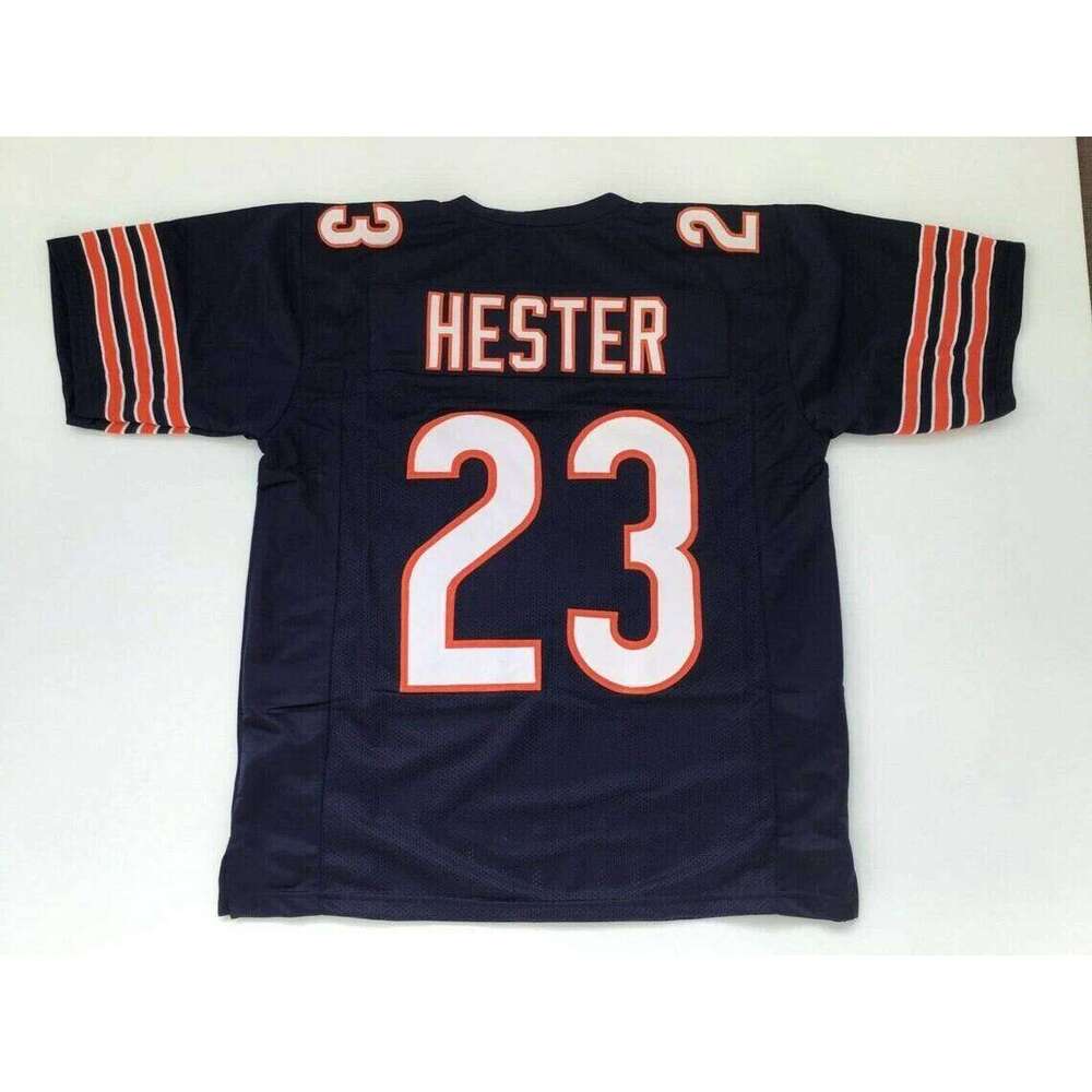 Devin Hester CUSTOM Sewn Stitched Blue Football Jersey Add any name number size XS-5XL 6XL