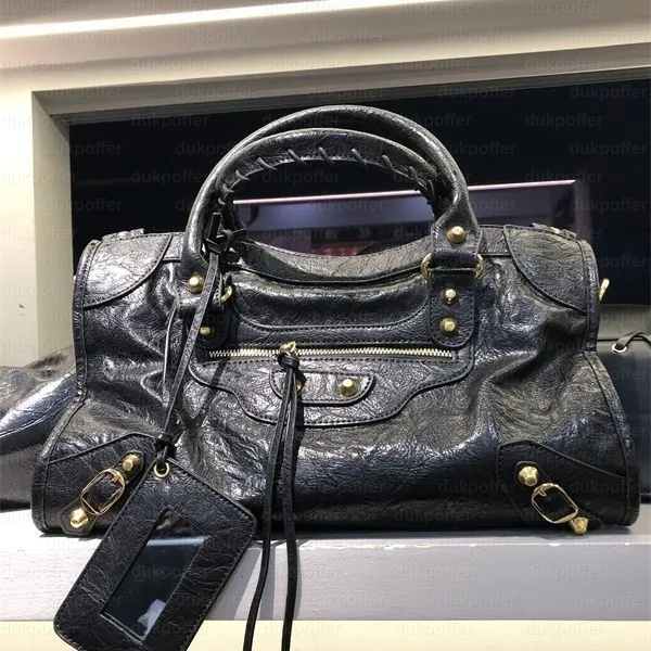 Designer 2025 Vintage City Women Totes Bag Motorcycle Shoulder Bags Designers Leather Crossbody Clutch Wallet Purse Pochette Retro Top Quality Aeb
