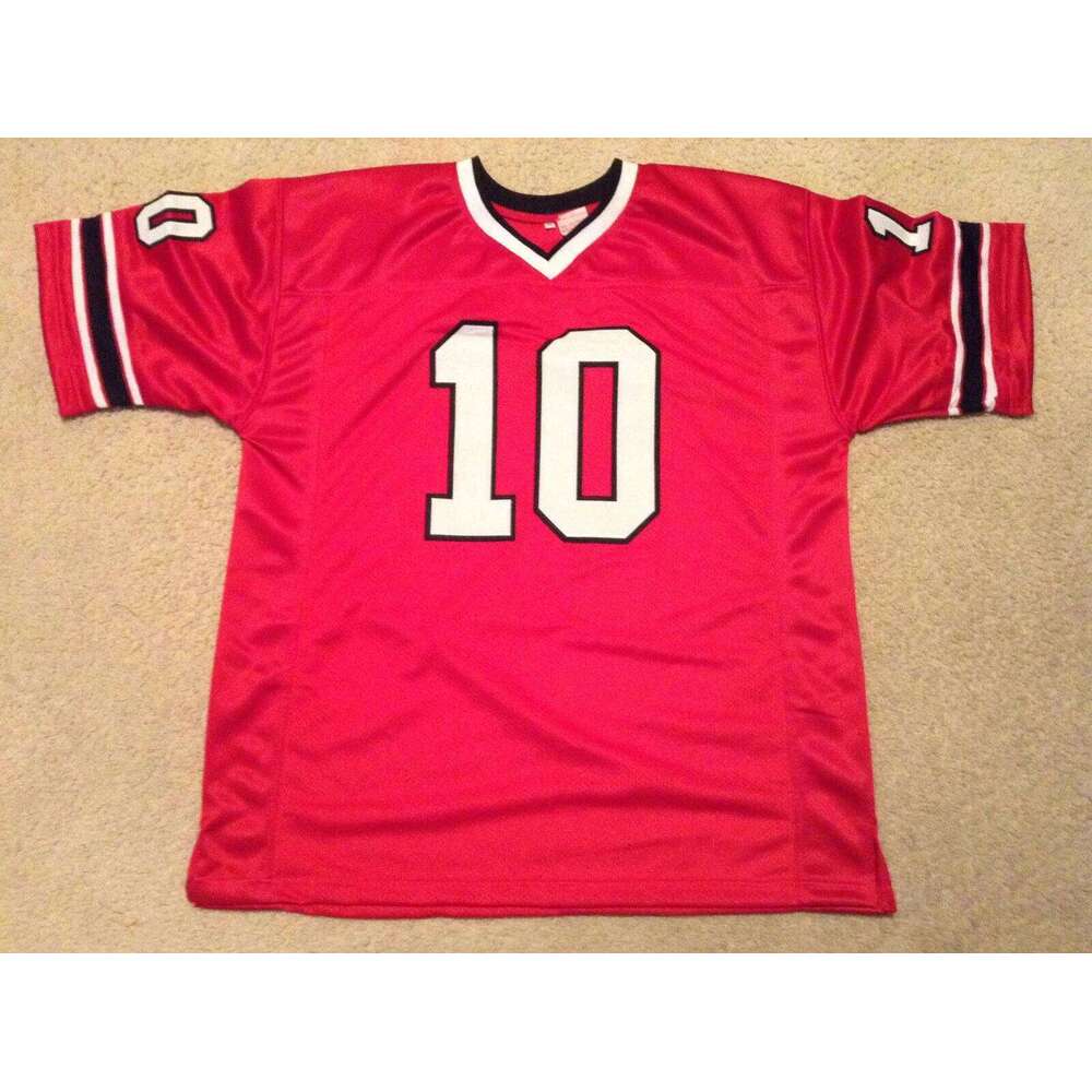 CUSTOM Sewn Stitched Steve Bartkowski Red Football Jersey Add any name number size XS-5XL 6XL