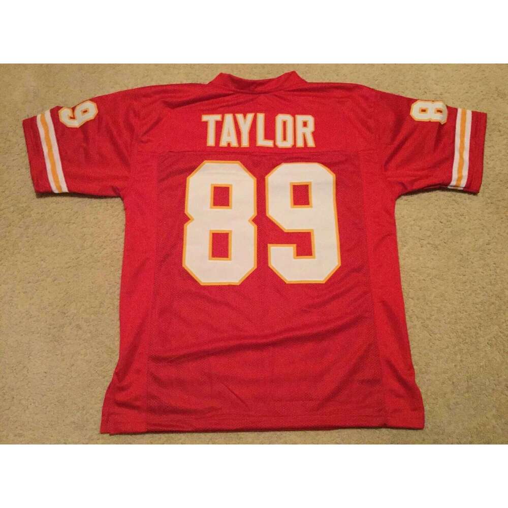 CUSTOM Sewn Stitched Otis Taylor Red Football Jersey Add any name number size XS-5XL 6XL
