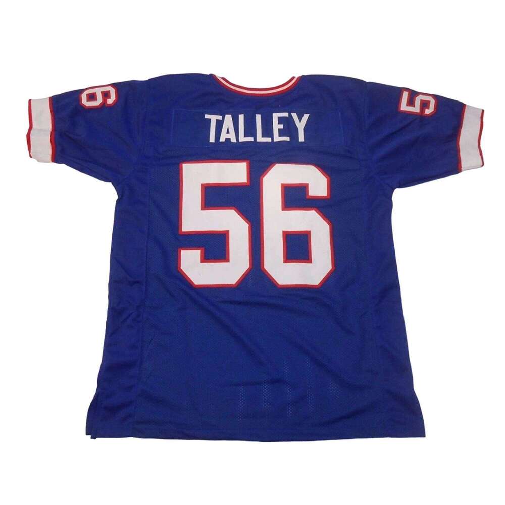 CUSTOM Sewn Stitched Darryl Talley Blue Football Jersey Add any name number size XS-5XL 6XL