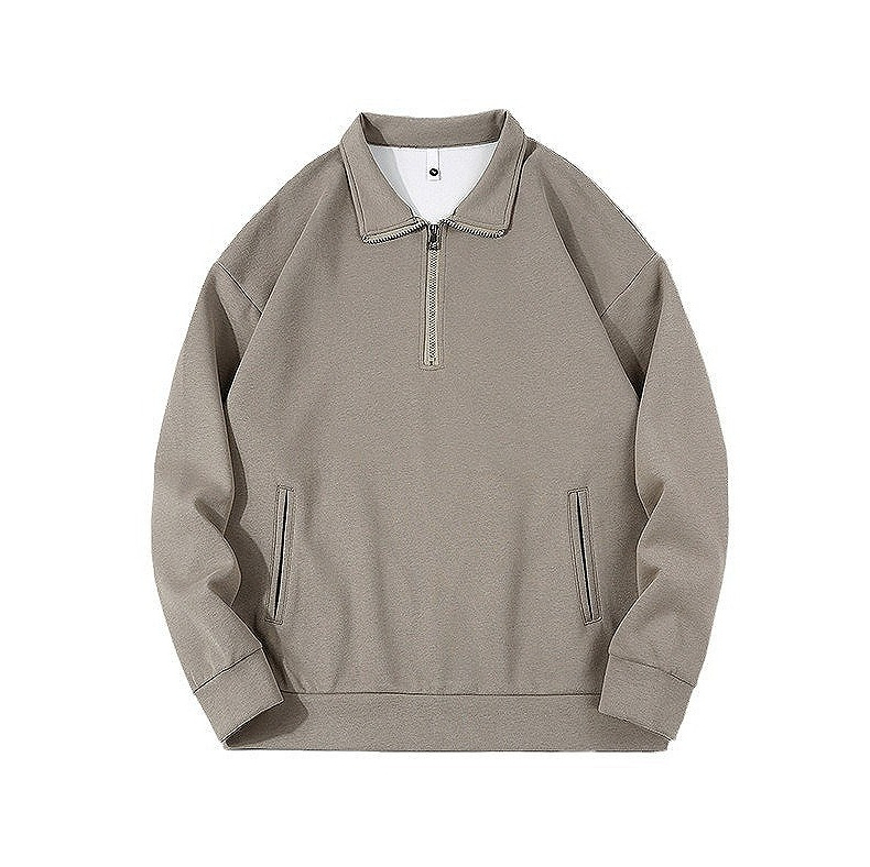 A585 sweat-shirt à col roulé pour hommes automne épaissi ample à la mode