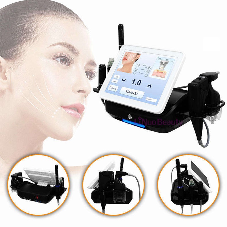 Portable 8D HIFU Machine RF Face Lifting Ultrasonic Hifu Slimming Skin Tightening UltraSound Technology Vaginal Tighten Anti-Aging Wrinkle Removal D