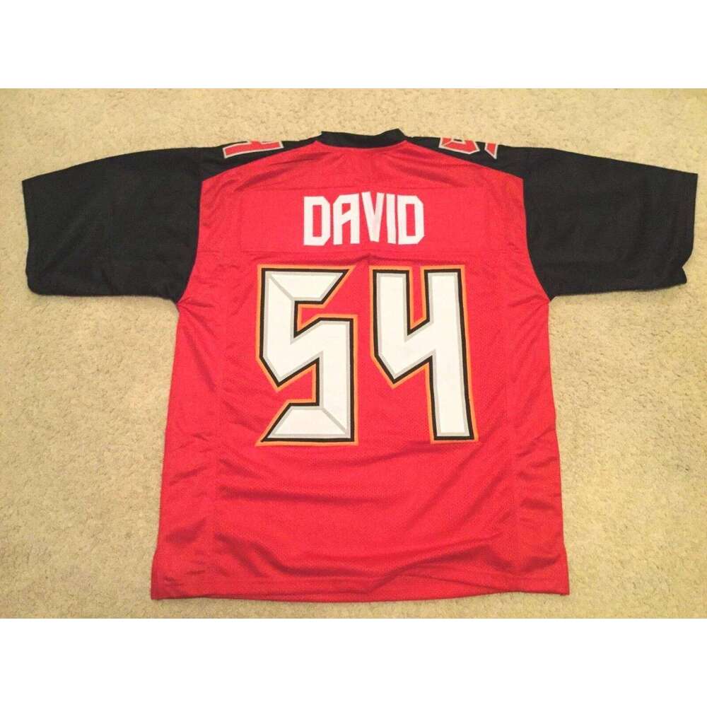 CUSTOM Sewn Stitched Lavonte David Red Football Jersey Add any name number size XS-5XL 6XL