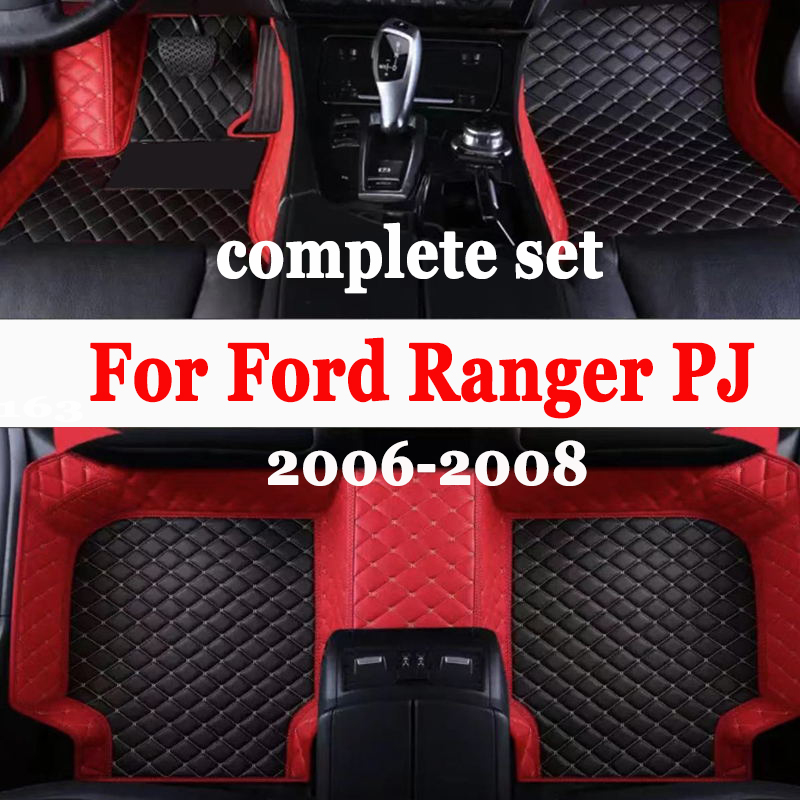 Car Floor Mat For Ford Ranger PJ International 2006-2008 Double Cabin Truck Accessorie Interior ECO Car Accessories-image-1090920908