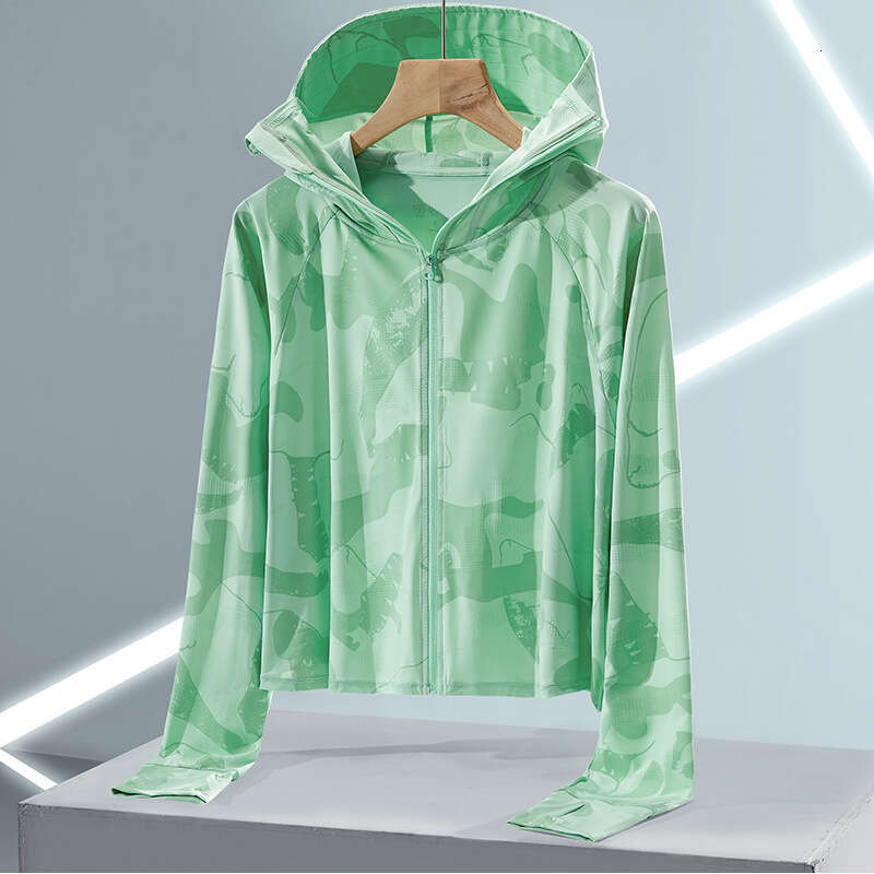 UPF45 UV Sun Protection Clothing Women's Zip Up thin Hoodie Long Sleeve Seatshirt Light Outdoor Fishing Running Hiking Jacket ANDIDASHI
