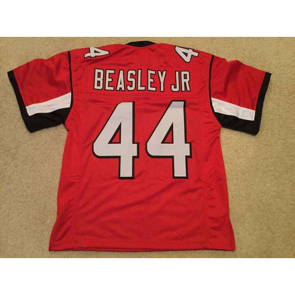 CUSTOM Sewn Stitched Vic Beasley Jr. Red Football Jersey Add any name number size XS-5XL 6XL