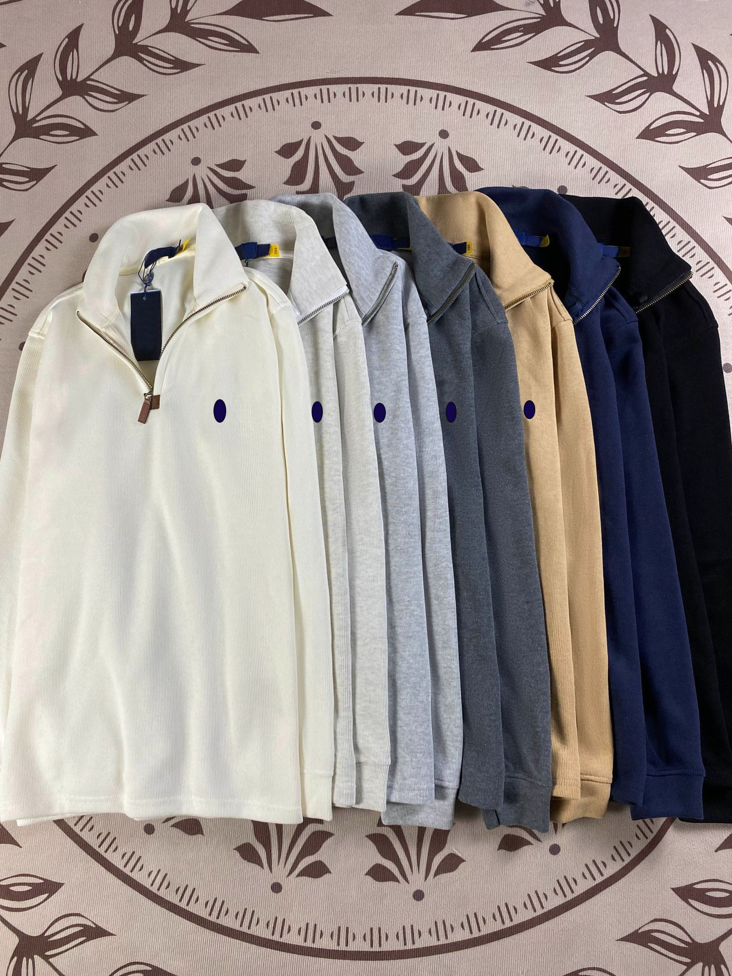 Pony Horse embroidery Half Zipper Collar hoodie Sweatshirts designer Loose Retro Couple Hoodie Long Sleeve Hoodie Men Polo tops