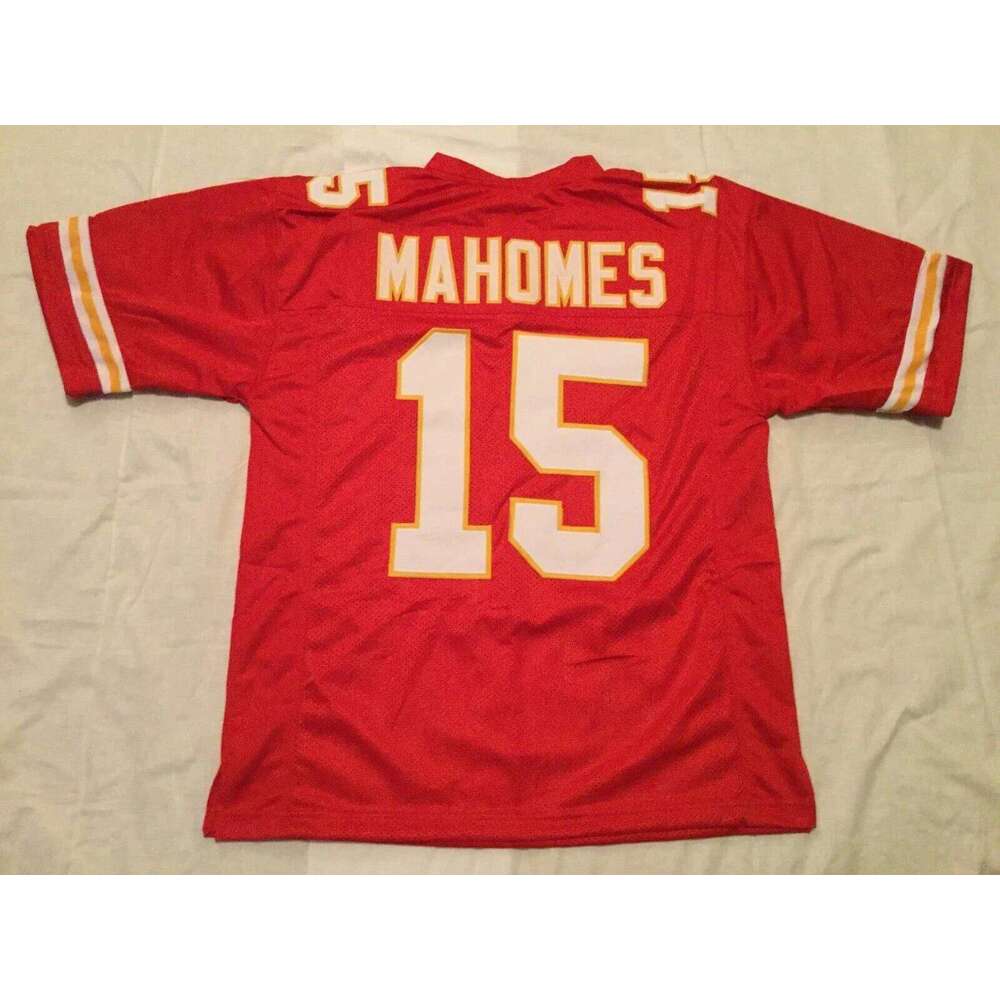 CUSTOM Stitched Sewn #15 Red Football Jersey Add any name number size XS-5XL 6XL