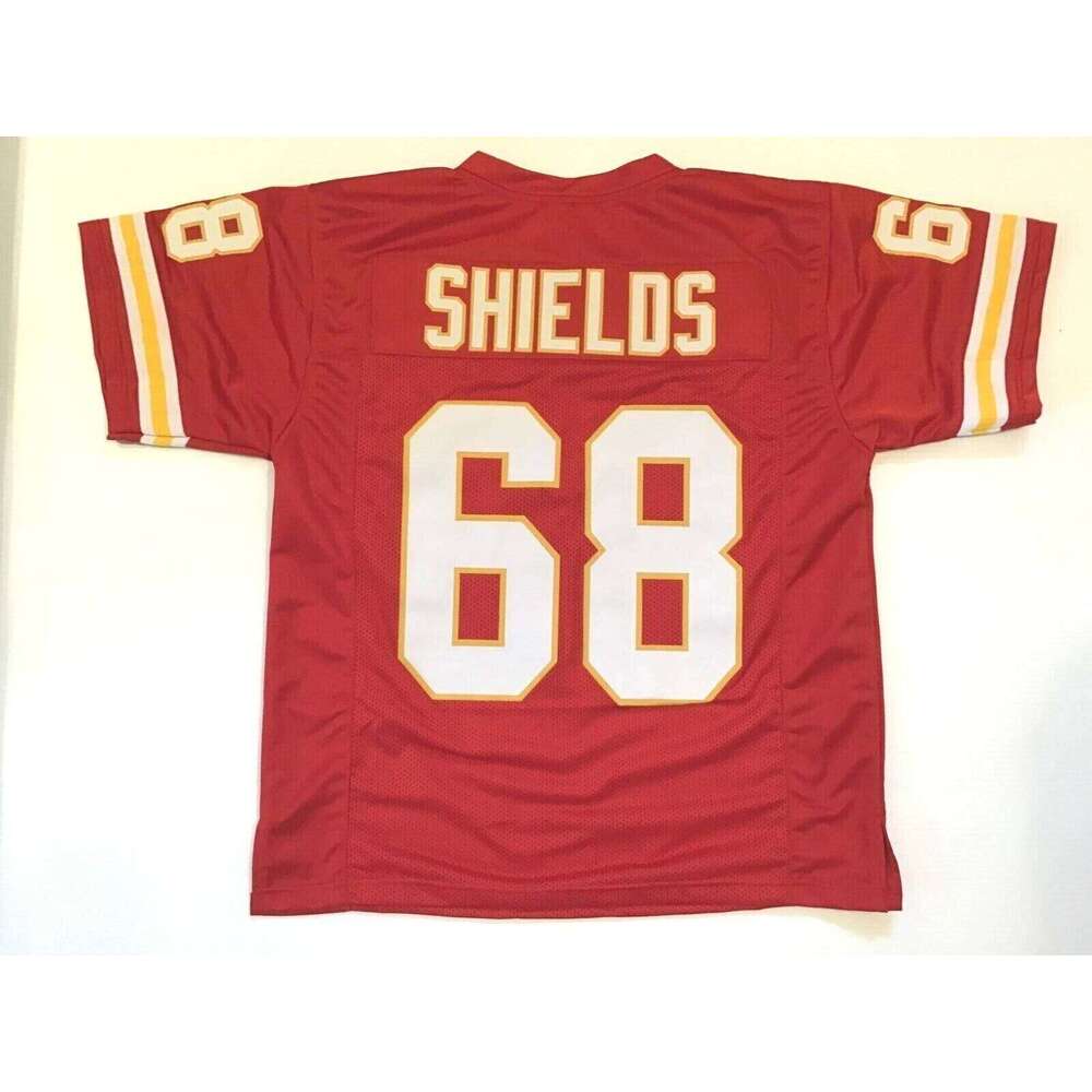 CUSTOM Sewn Stitched Will Shields Red Football Jersey Add any name number size XS-5XL 6XL