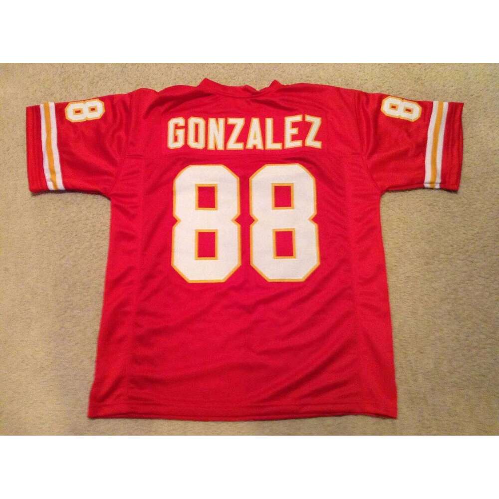 CUSTOM Sewn Stitched Tony Gonzalez Red Football Jersey Add any name number size XS-5XL 6XL