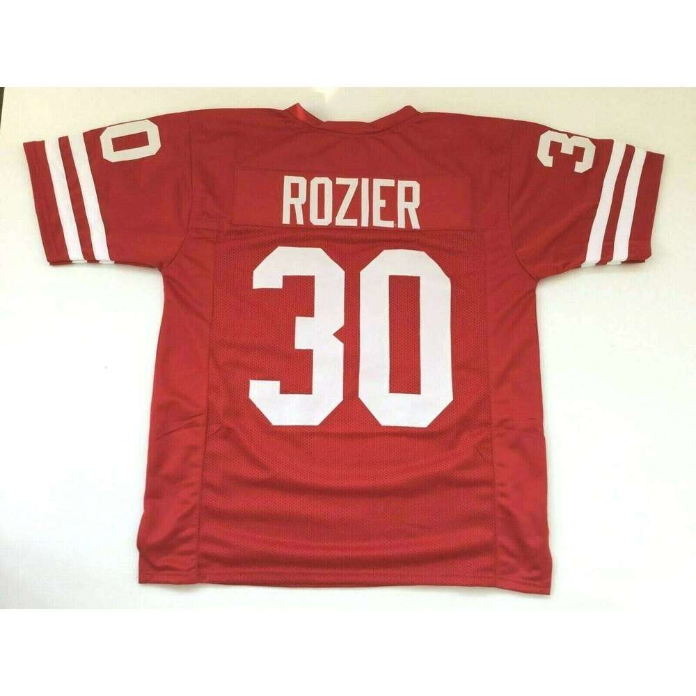 CUSTOM Sewn Stitched Mike Rozier Red Football Jersey Add any name number size XS-5XL 6XL