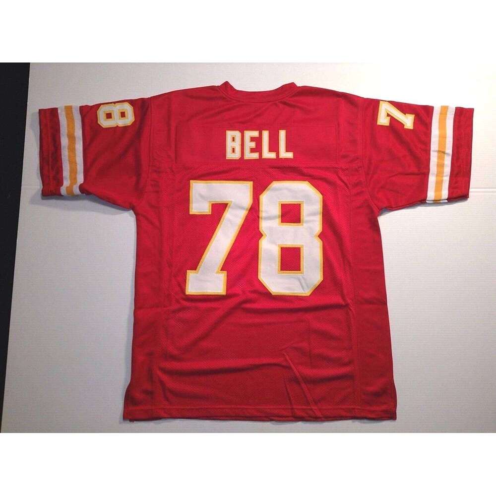 CUSTOM Sewn Stitched Bobby Bell Red Football Jersey Add any name number size XS-5XL 6XL