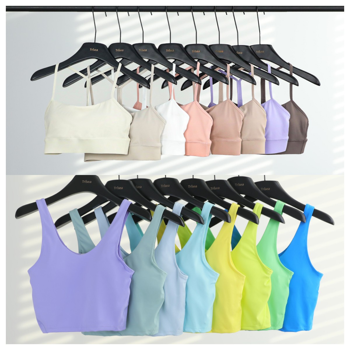 Sports U-shaped Y-shaped vest for women with chest cushion sexy lingerie with beautiful back fitness yoga top suspender bra t shirt breathable qu-image-979862223