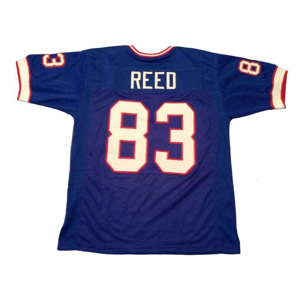 CUSTOM Sewn Stitched Andre Reed Blue Football Jersey Add any name number size XS-5XL 6XL