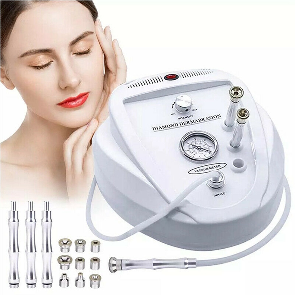 Mini Diamond Microdermabrasion Machine Blackhead Remover Facial Skin Exfoliator Anti Wrinkle Pore Cleansing Beauty Device