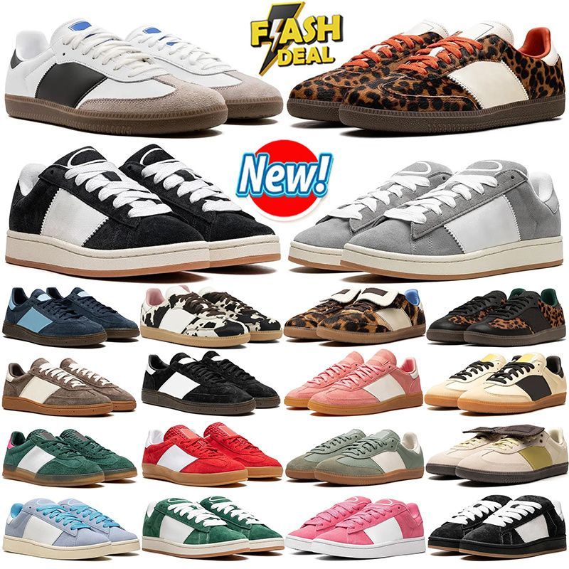 2026 leopard print sneakersOG sneakers luxury designer shoes 00s Earth Strata Gum White Black pink German Cheetah Navy blue mens shoes sneakers wome