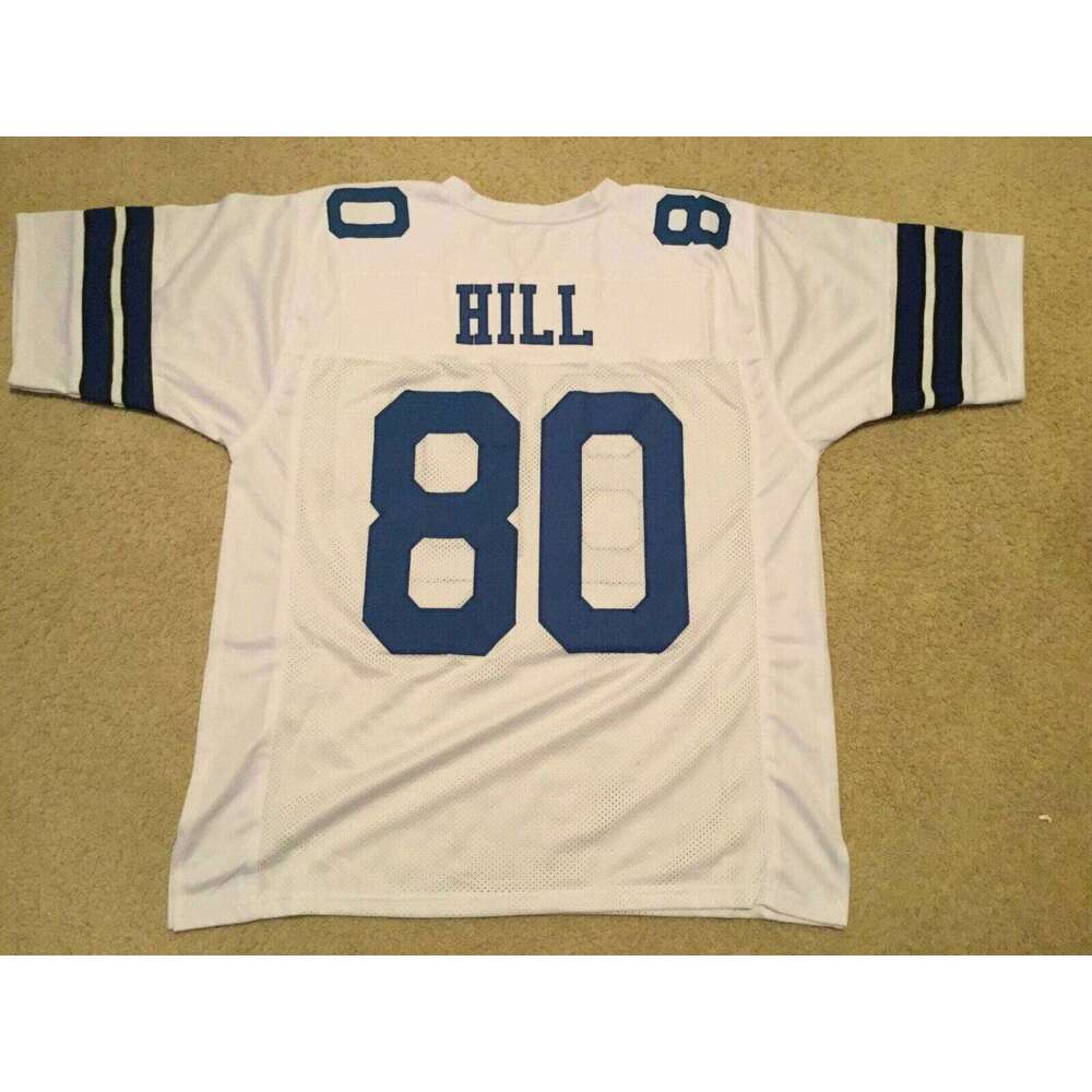 CUSTOM Sewn Stitched Tony Hill White Football Jersey Add any name number size XS-5XL 6XL
