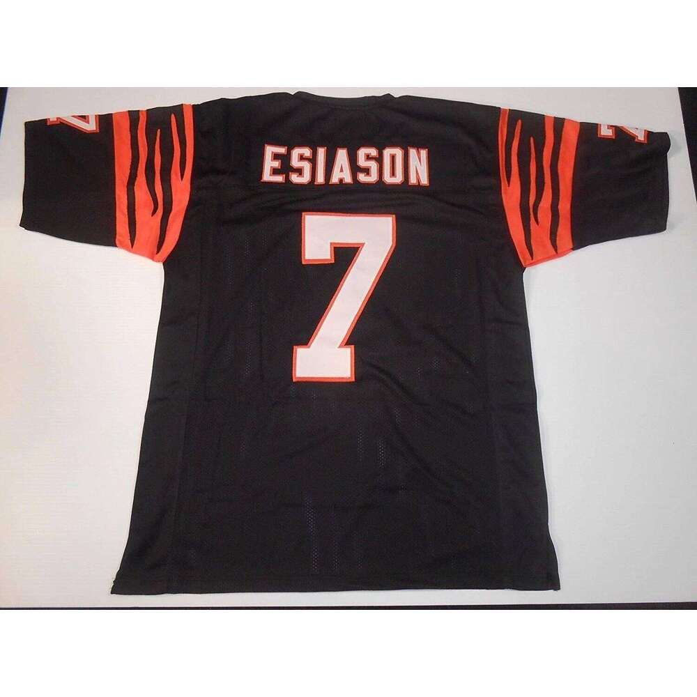 CUSTOM Sewn Stitched Boomer Esiason Black Football Jersey Add any name number size XS-5XL 6XL