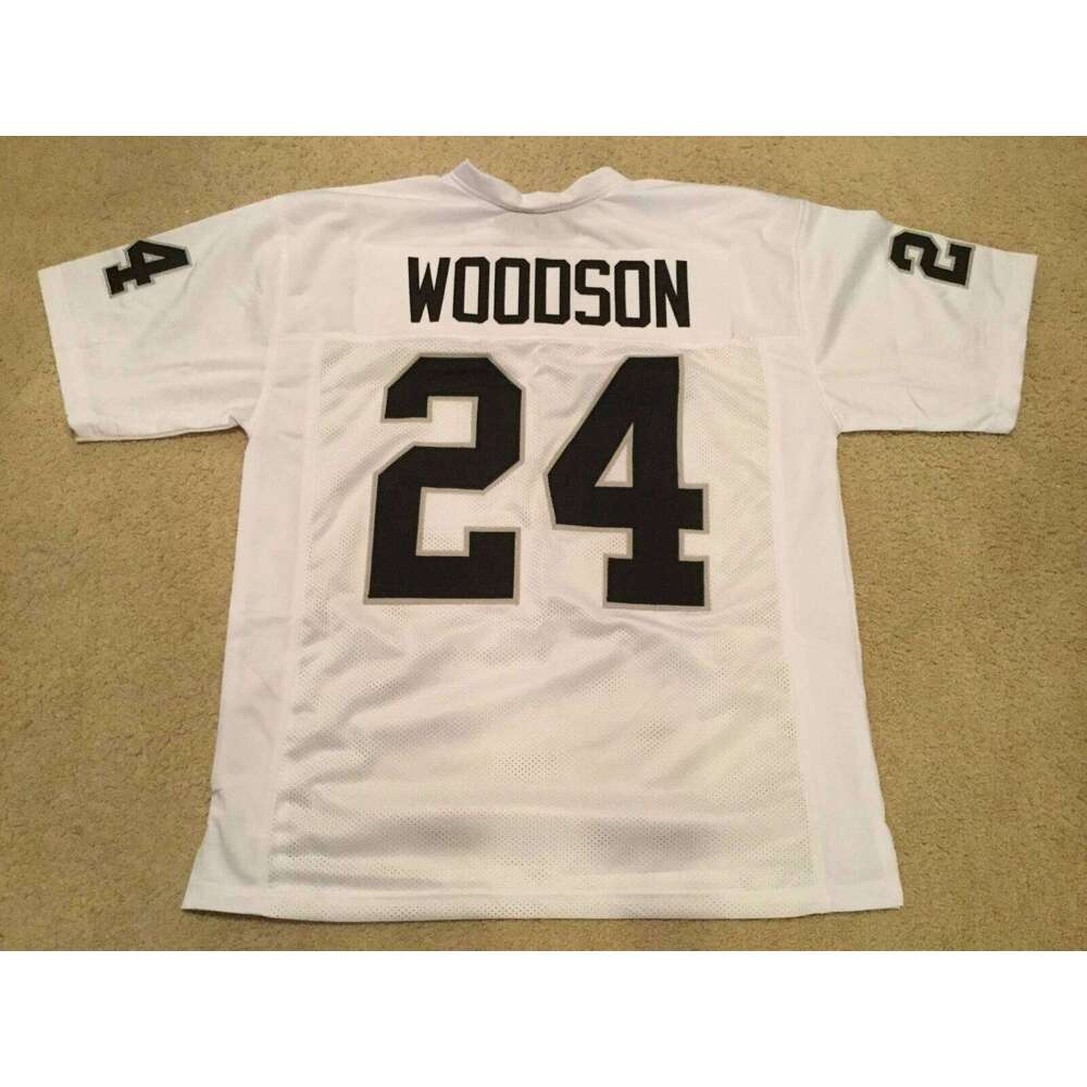 CUSTOM Sewn Stitched Charles Woodson White Football Jersey Add any name number size XS-5XL 6XL