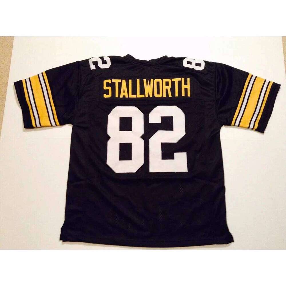 John Stallworth CUSTOM Sewn Stitched Black Football Jersey Add any name number size XS-5XL 6XL