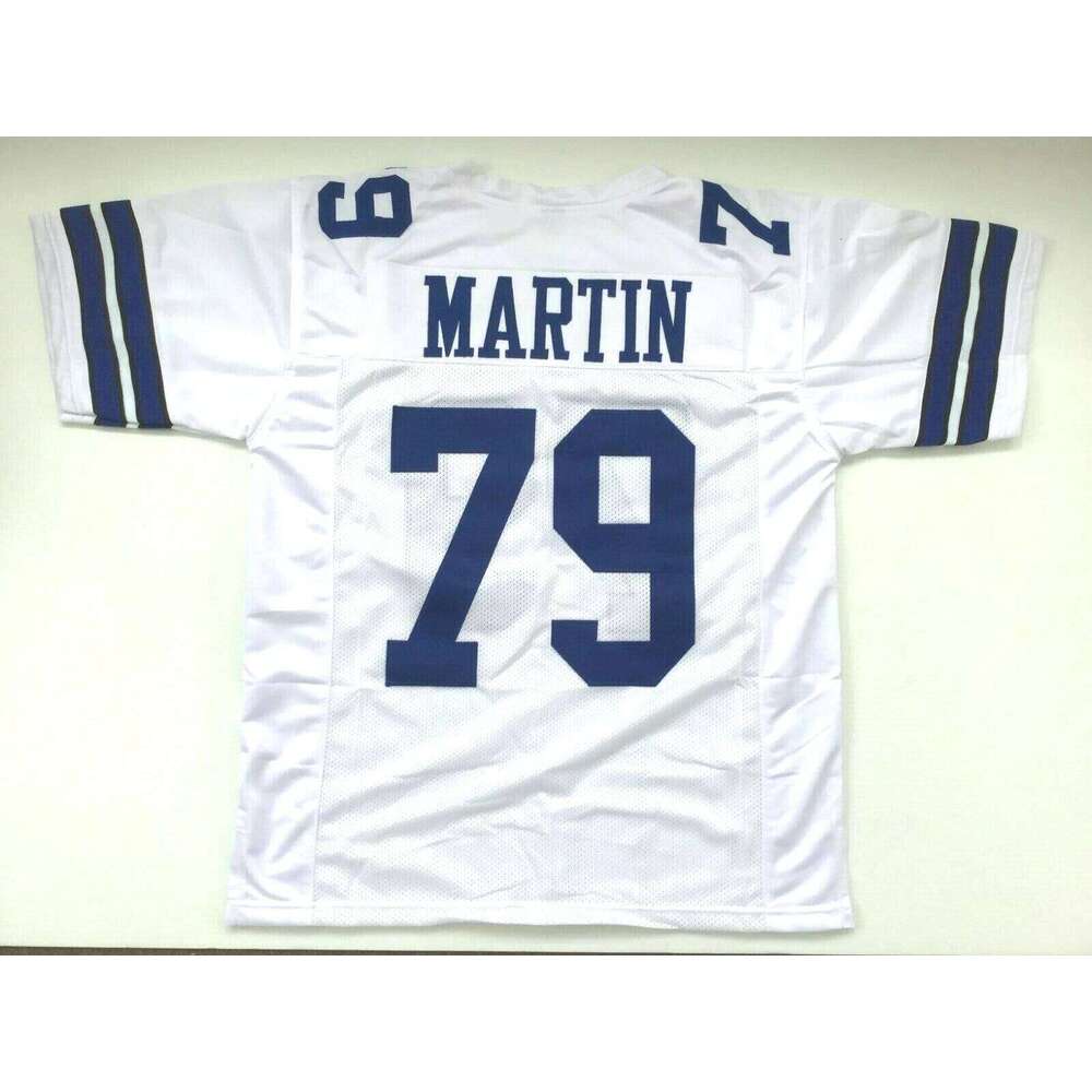 CUSTOM Sewn Stitched Harvey Martin White Football Jersey Add any name number size XS-5XL 6XL