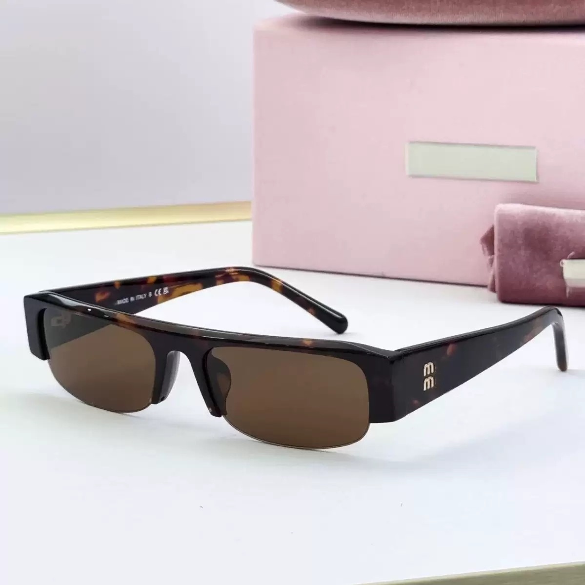 miummi sunglasses designer sunglasses 2026 women man polarize lady cat eye eyeglass sun glasses designer shade small frame sunglasses with box