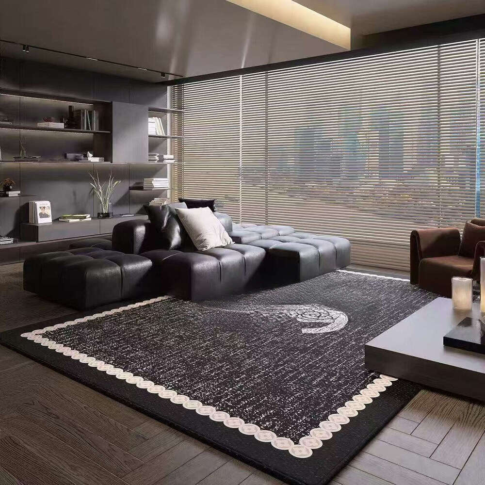 Light Luxury Living Room Crystal Velvet Carpet Bedroom Bedside Washable Non-Slip Dirt-Resistant Wear-Resistant Blanket B2 M260207-image-1094511412