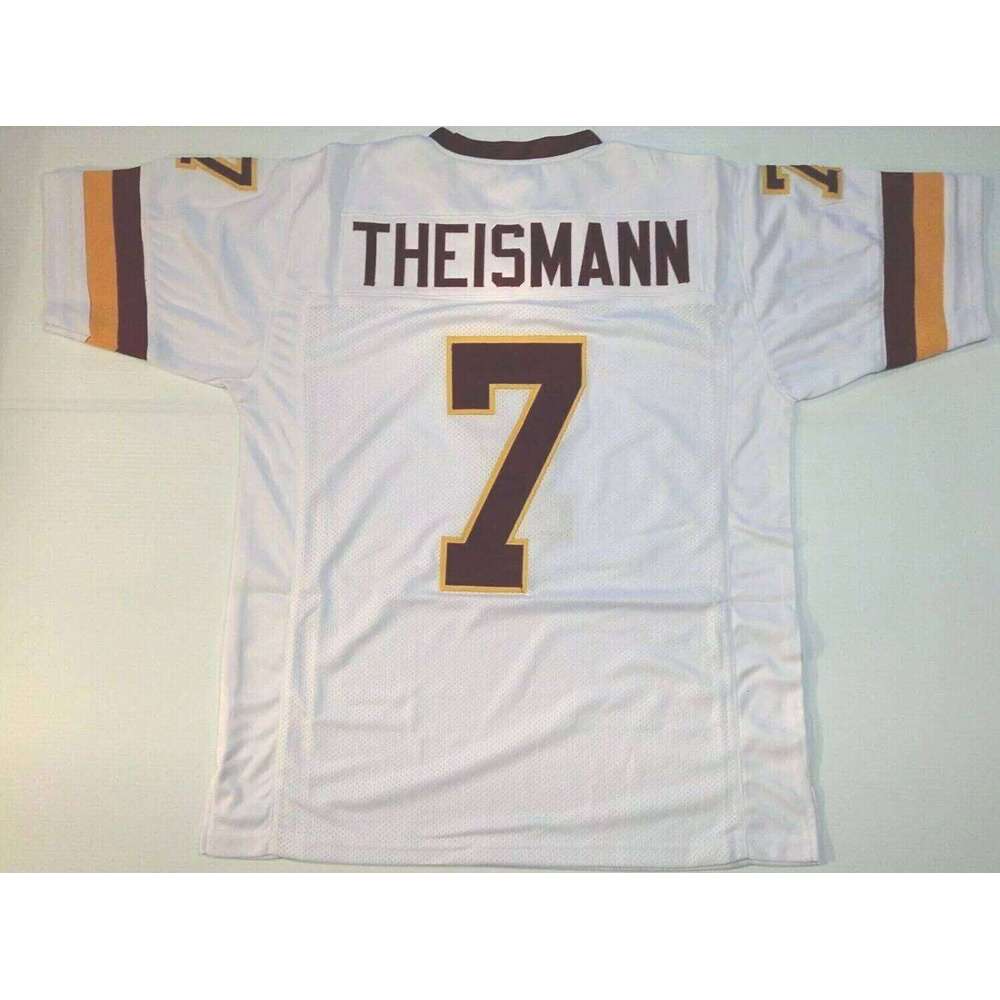 CUSTOM Sewn Stitched Joe Theismann White Football Jersey Add any name number size XS-5XL 6XL