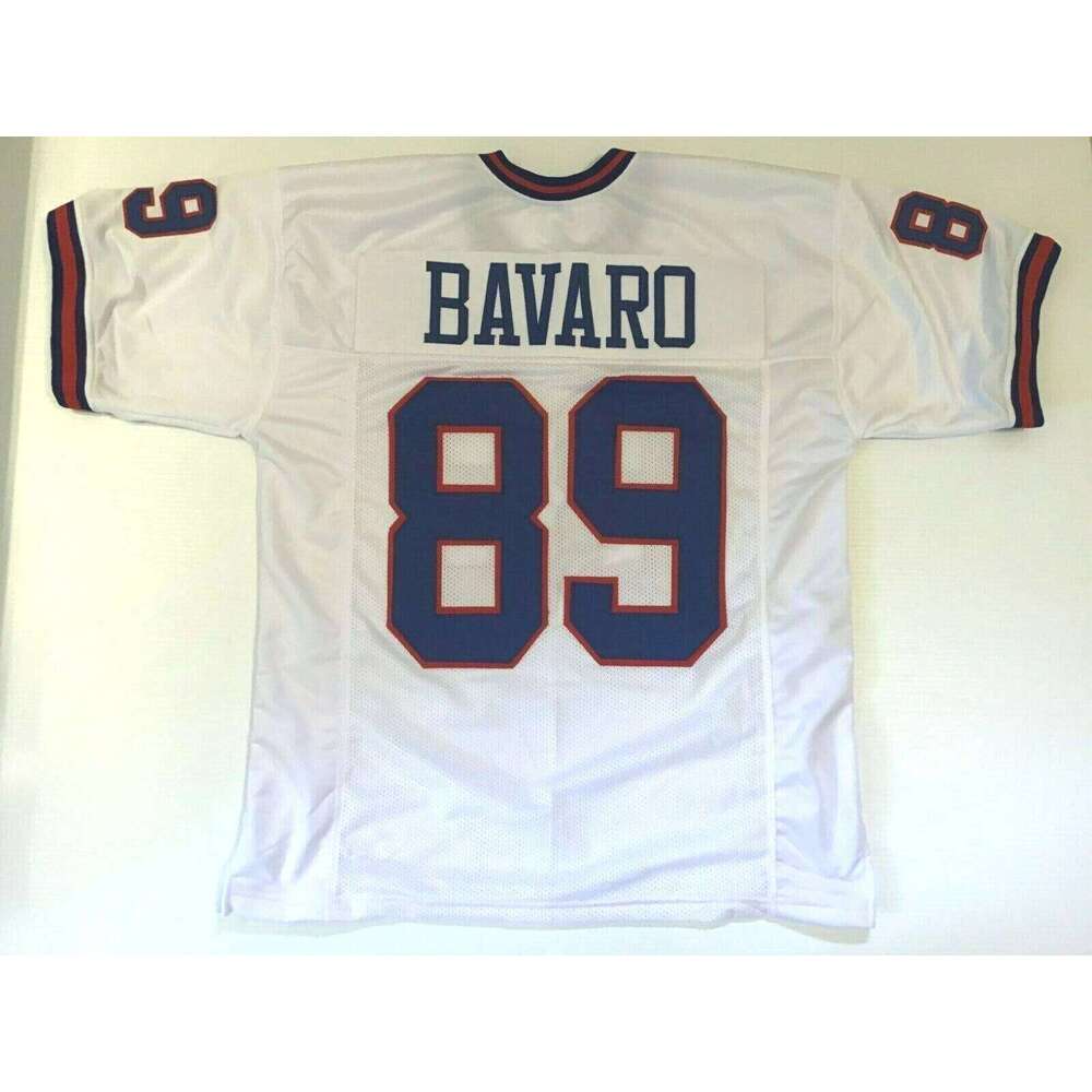 CUSTOM Sewn Stitched Mark Bavaro White Football Jersey Add any name number size XS-5XL 6XL