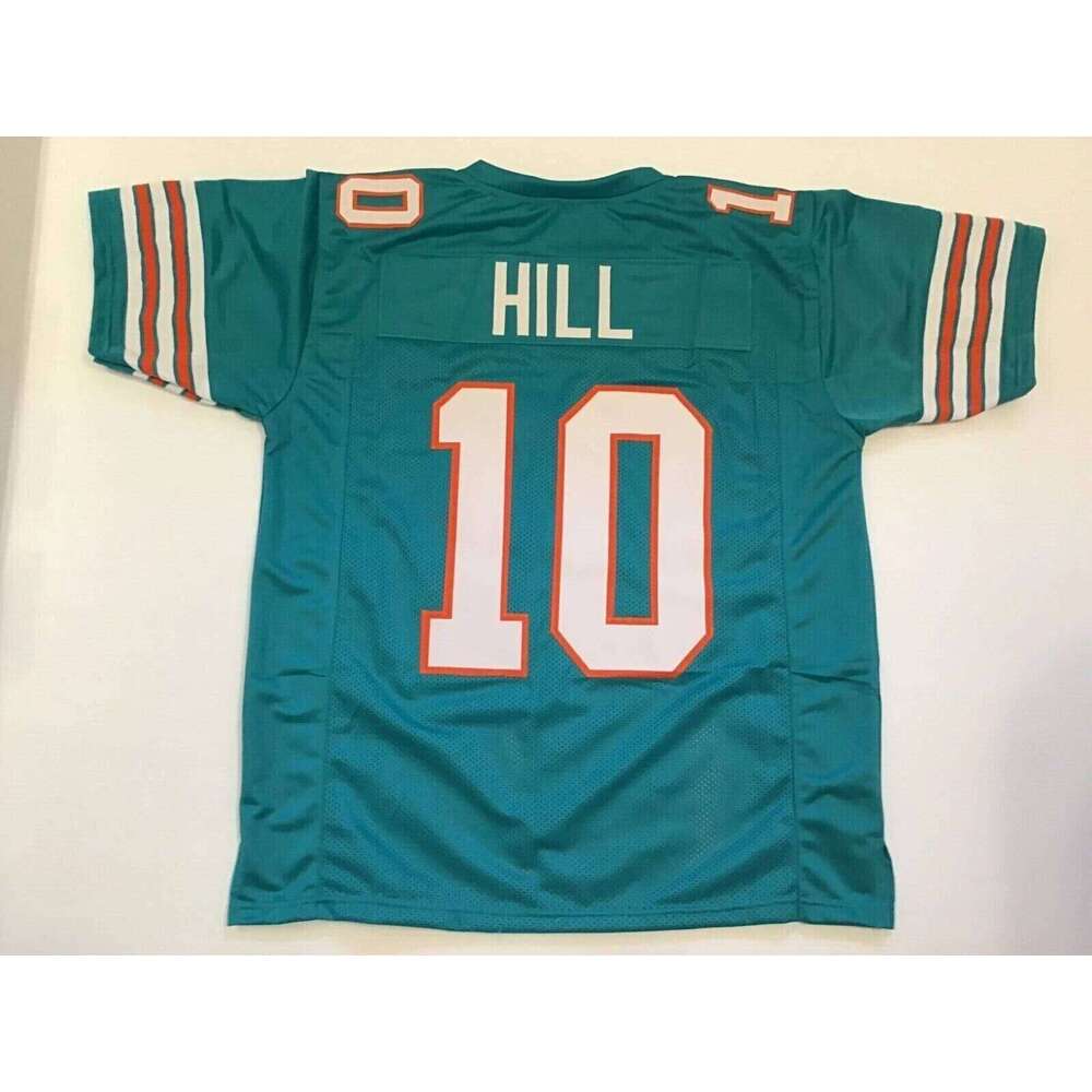 Hill CUSTOM Sewn Stitched Teal Football Jersey Add any name number size XS-5XL 6XL