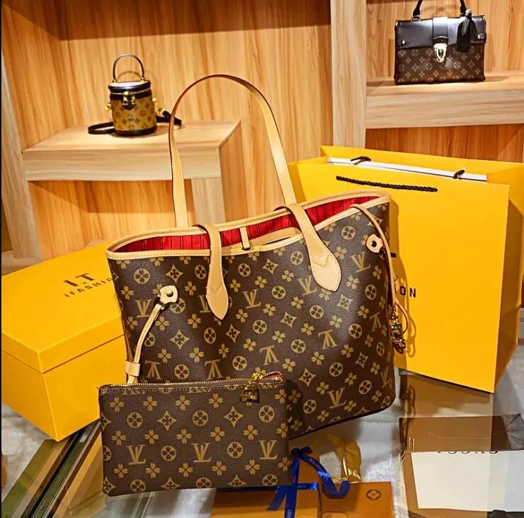Luxury Bag Designer Bags louisities vittonn Tote Wallet Fashion Leather Messenger Old Flower Brown Shoulder Bags Women Handbags Female vuittion b-image-906413101