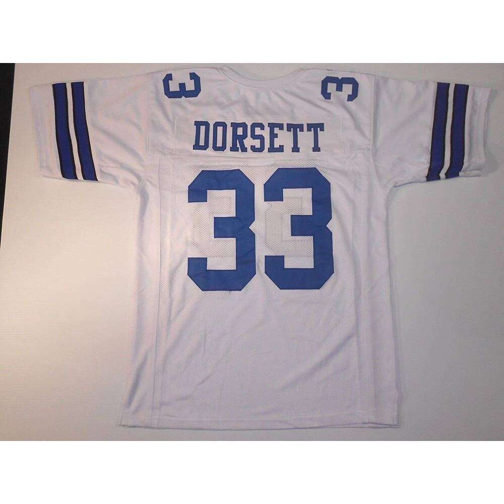 CUSTOM Sewn Stitched Tony Dorsett White Football Jersey Add any name number size XS-5XL 6XL