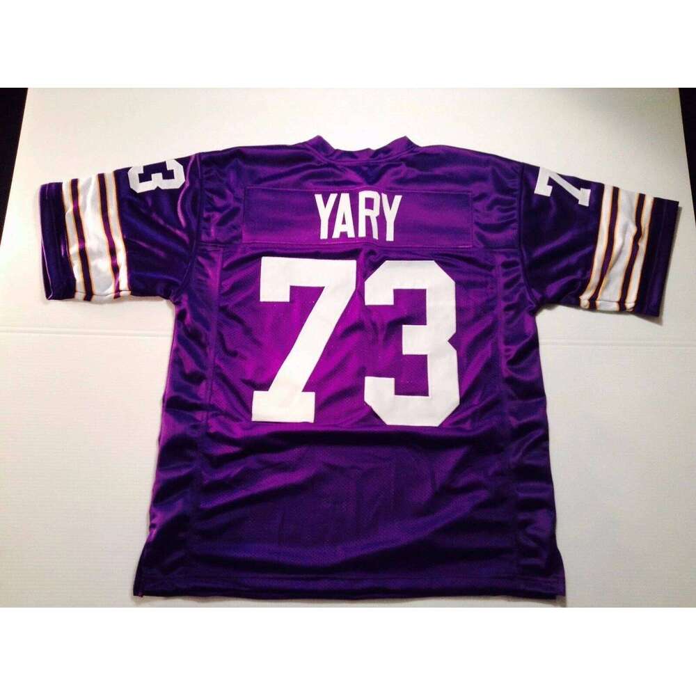 CUSTOM Sewn Stitched Ron Yary Purple Football Jersey Add any name number size XS-5XL 6XL