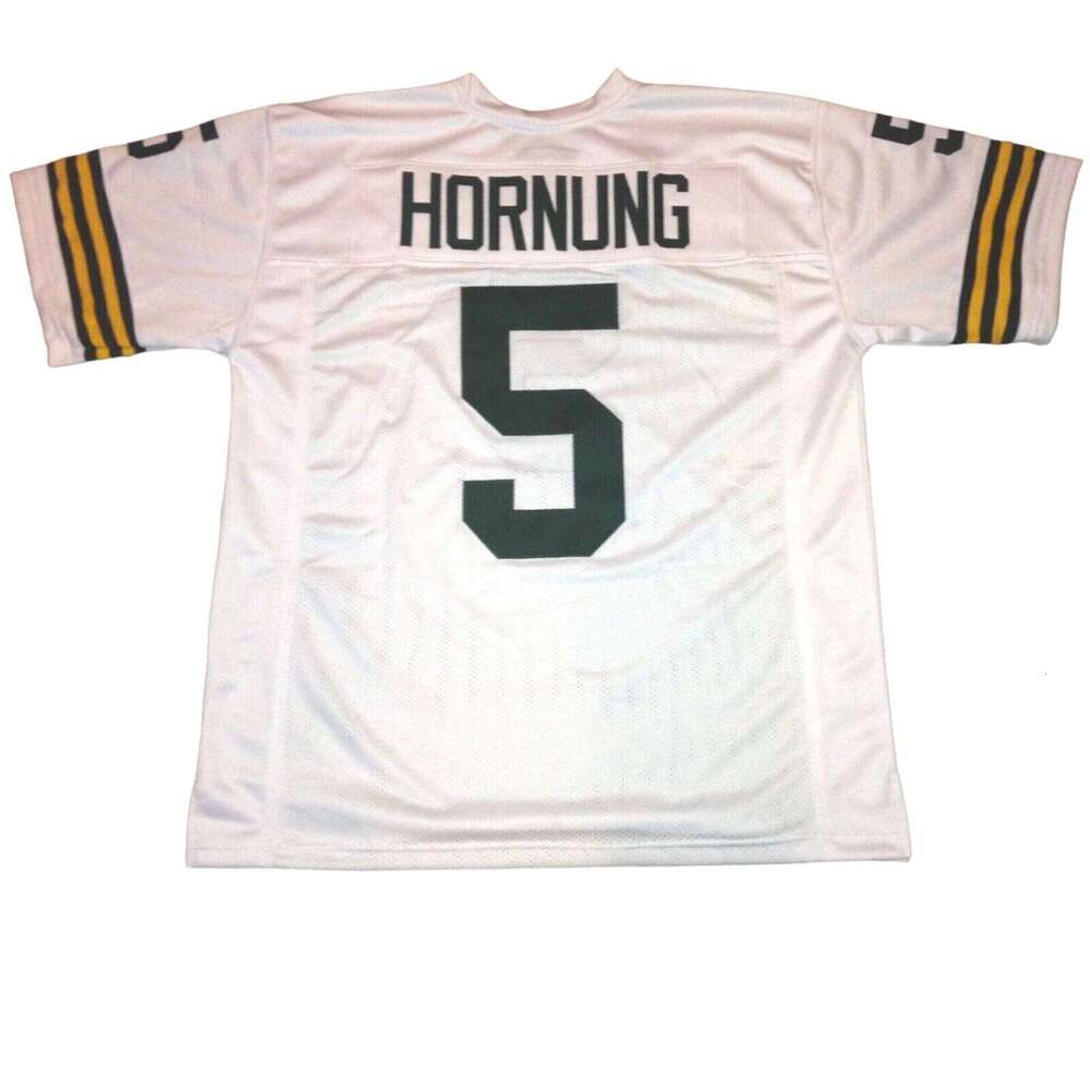 CUSTOM Sewn Stitched Paul Hornung White Football Jersey Add any name number size XS-5XL 6XL