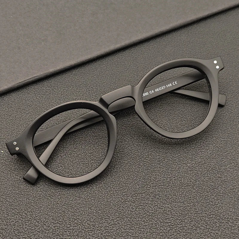 Retro Round Glasses Frame Women Men Frames Computer Anti Blue Ray Optical Eyeglasses Vintage Eyewear 260104