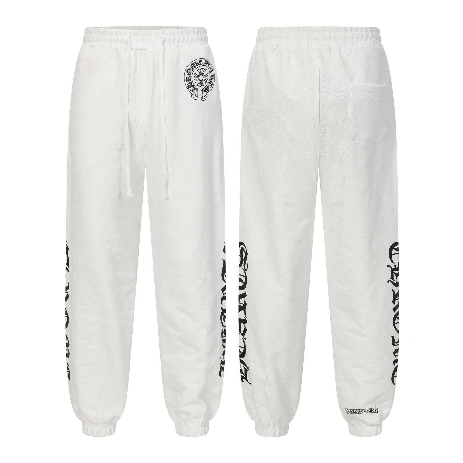 Chromed Sweatpants Designer Luxury High Quality Pants Fashion Trendy Brand Version Heartity Cross Sweatpants Joggers Ch Hoodie Heartity Pants Comfor
